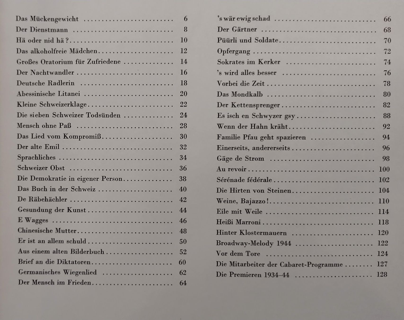 Libri: Cabaret Cornichon 1934-1944 ab Fr. 12.- / Buch Softcover – Usato da Bellach venduto da JingleJerry 2