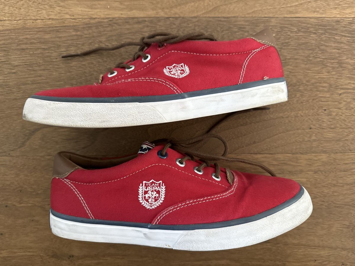US Polo Scarpe da uomo: Rote Sneakers, US Polo assn., Grösse EU 37 – Usato da Biel-Benken BL venduto da mvazquezf