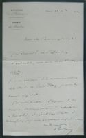 Adolphe Billaut (1805-1863) Politiker - Autogramm