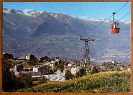 HAUTE-NENDAZ - Télécabine Tracouet . Carte ancienne
