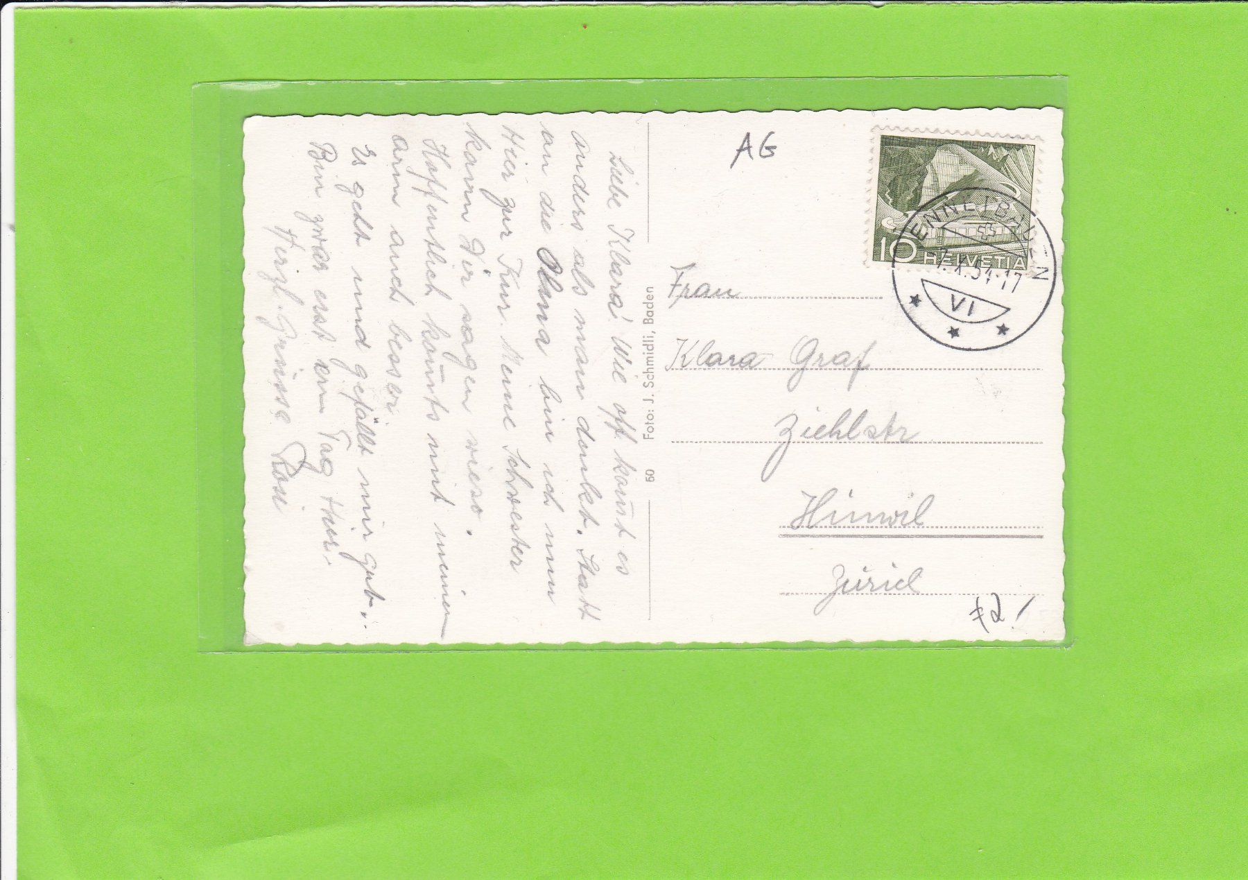 Cartoline postali: Kurort Et.-Baden – Usato da St. Peterzell venduto da neckertal 1