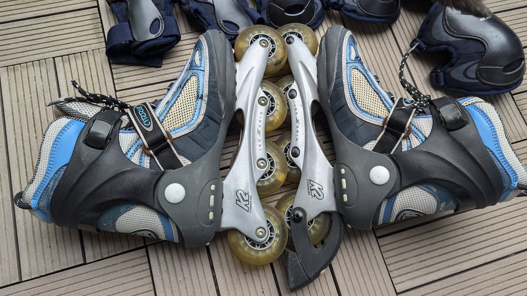 K2 Pattini in linea & Pattini a rotelle: Rollerblades K2 EU 40.5  inklusive Schonerset M – Usato da Belp venduto da Sunny132 3