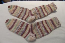 handgestrickte Socken Grösse 38/39