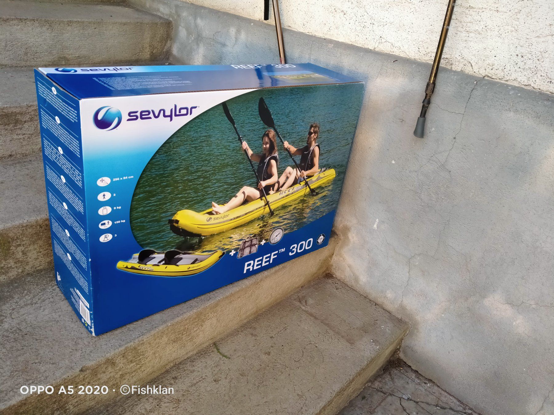 Sevylor Barche: Schlauchboot Sevylor REEF / OVP NEU – Nuovo e nell'imballaggio originale da Küssnacht am Rigi venduto da WorthPoint 4