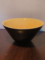 Vintage Schüssel 60er Jahre verm. Rössler gelb schwarz D22cm