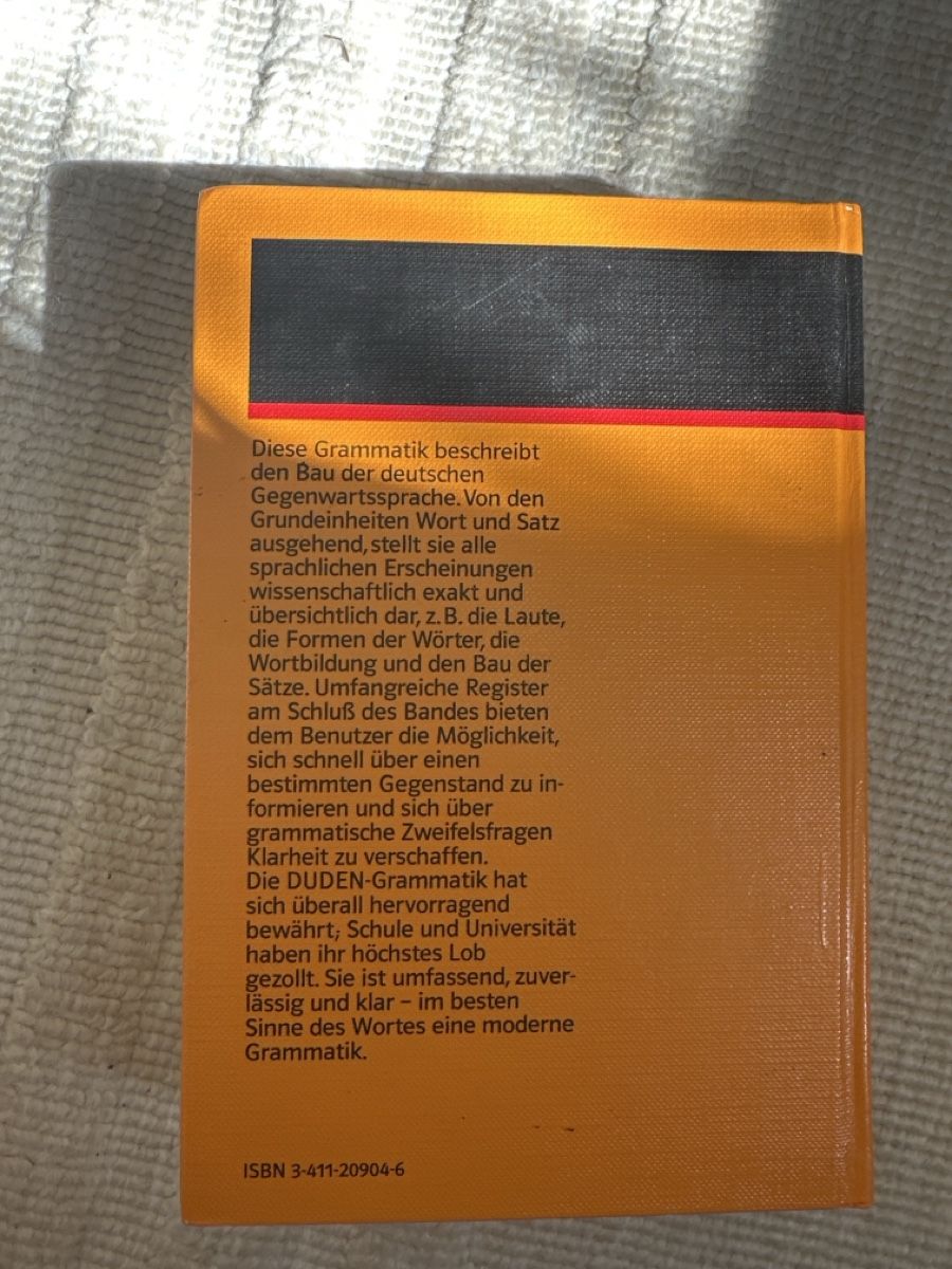 Libri: Duden German Grammar Book, Perfect Study Aid - Bargain! – Usato da Zürich venduto da car_68nt 1