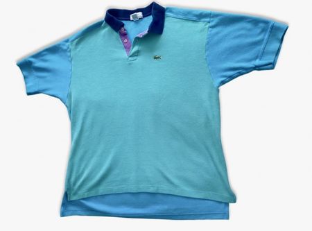 Polo Lacoste multicolore taille L vintage