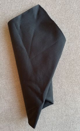 Hugo Boss Einstecktuch, schwarz