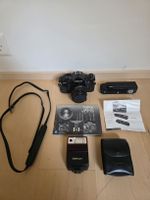 Canon A-1 Set + FD 50mm + Power Winder A + Speedlite Flash