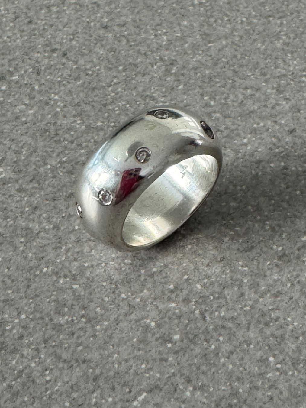 Anelli: Silber Ring mit Zirkonia – Usato da Illnau venduto da PS62