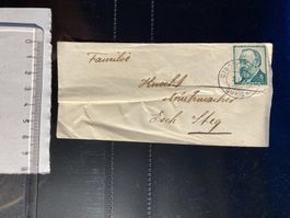 Schweiz 1941 Neujahrsgruss Briefli 5 Rp. PJ 40 GIBSWIL Steg