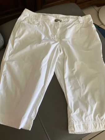 Pantaloni estivi bianchi tg.44 Yessica cotone