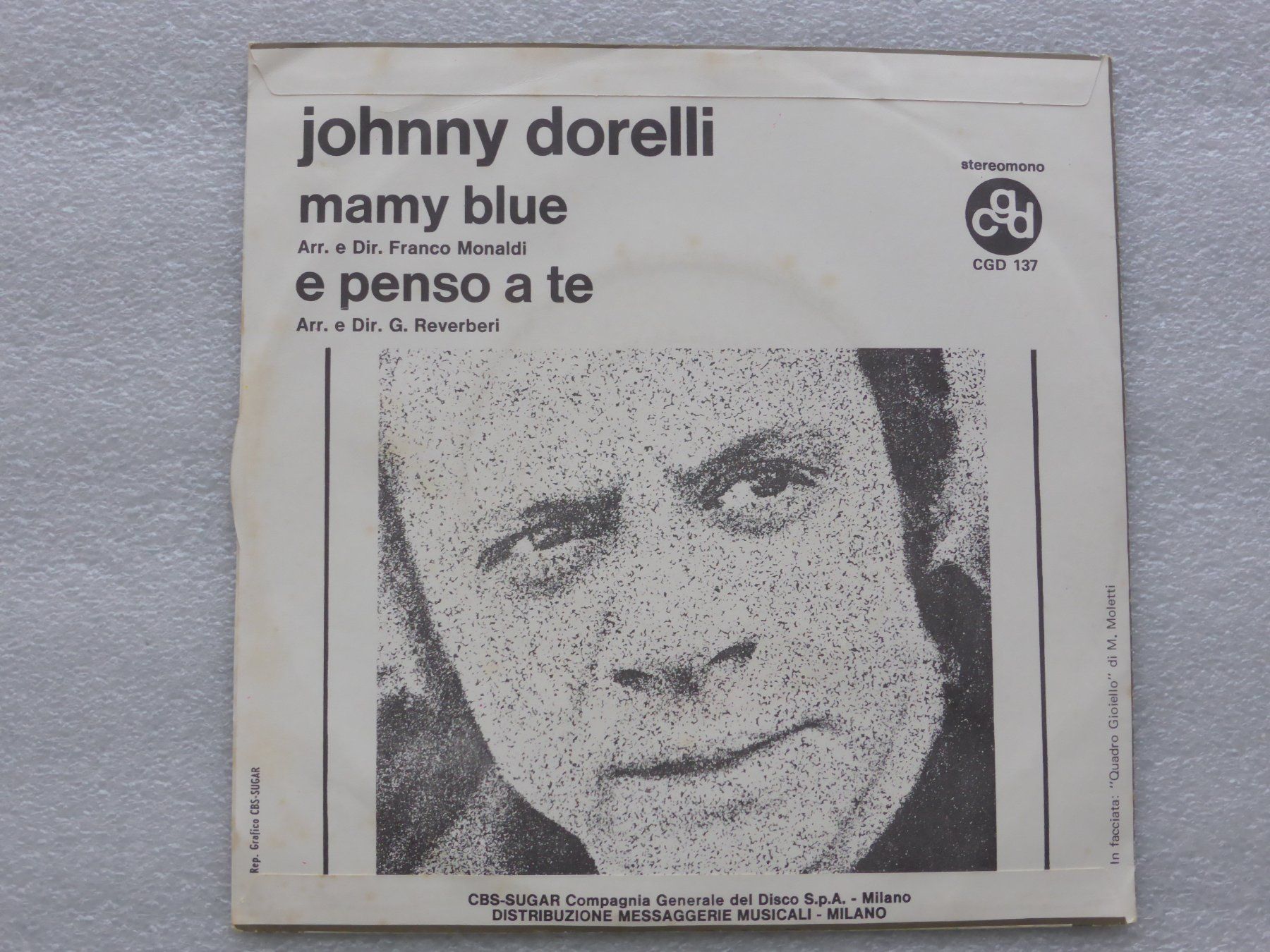 Vinyles: Vinyl Single   JOHNNY DORELLI – D'occasion à Küssnacht am Rigi par Mondkinder 3