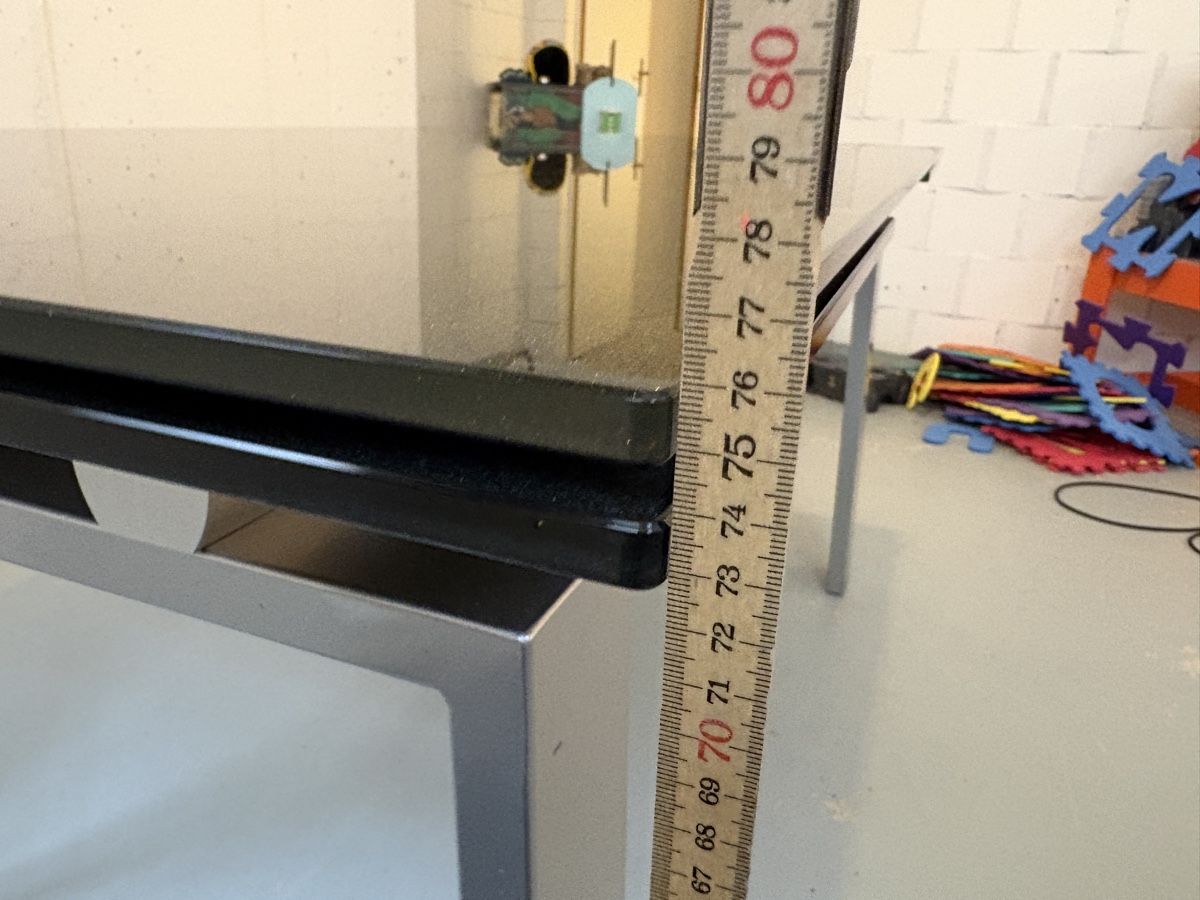 Tables: Glastisch günstig abzugeben  – D'occasion à Sarmenstorf par jan89 1