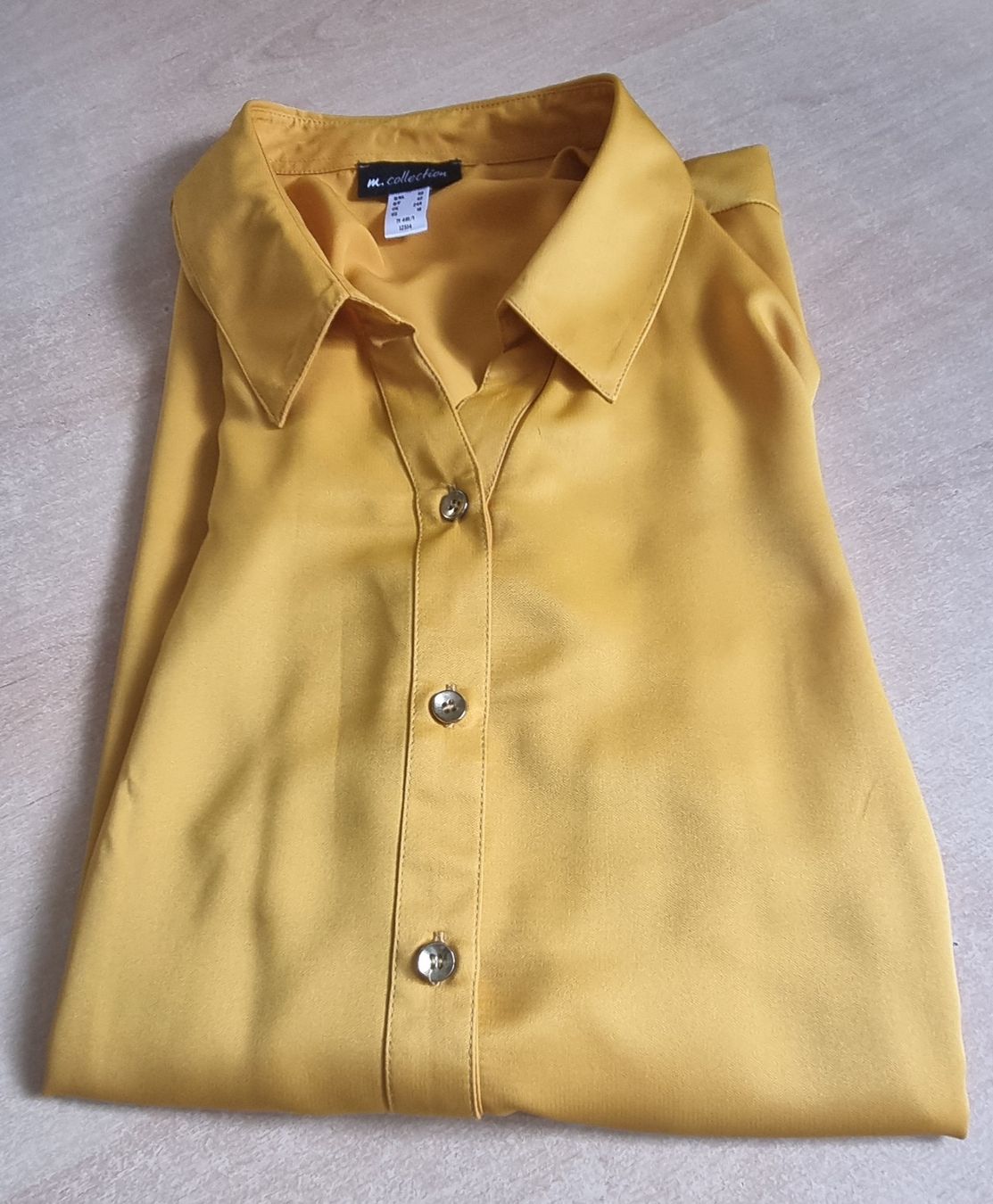 Camicette: Bluse in goldener Herbstfarbe – Usato da Breitenbach venduto da 49fleur
