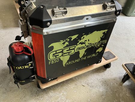 Für BMW GS modele Alukoffer mit touratech zubehör