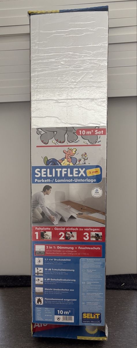 Altri materiali per l'edilizia: Selitflex Parkett- / Laminat-Unterlage – Nuovo e nell'imballaggio originale da Dagmersellen venduto da sakchai