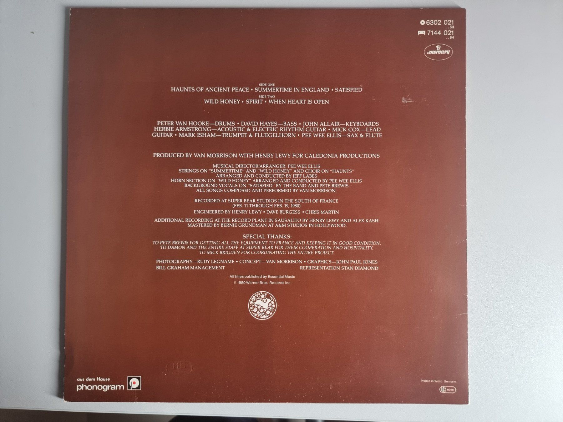 Dischi in vinile: LP Van Morrison – Common One – Usato da Schaffhausen venduto da Kellerrassel 2
