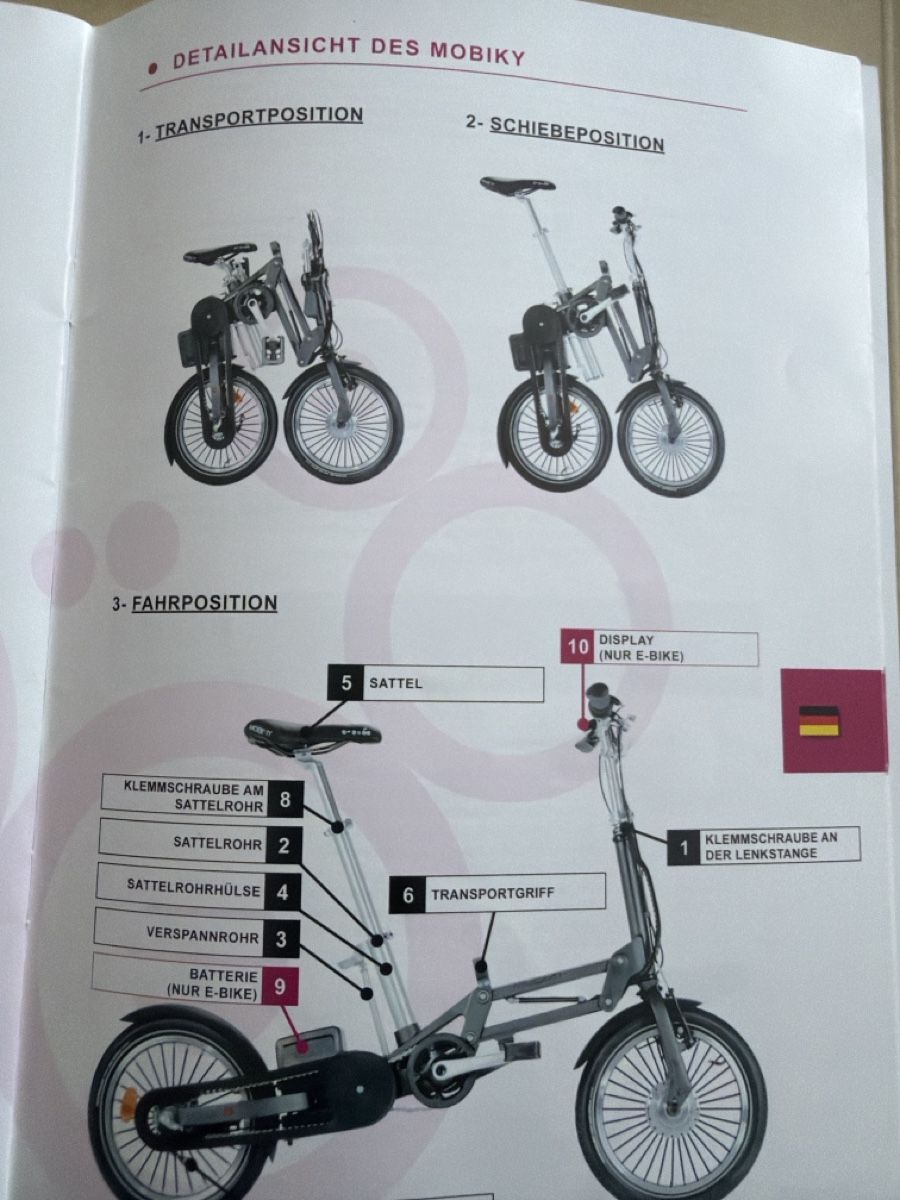 Velos: Klappbares E-Fahrrad – Gebraucht aus Eich von and_9zfj 2