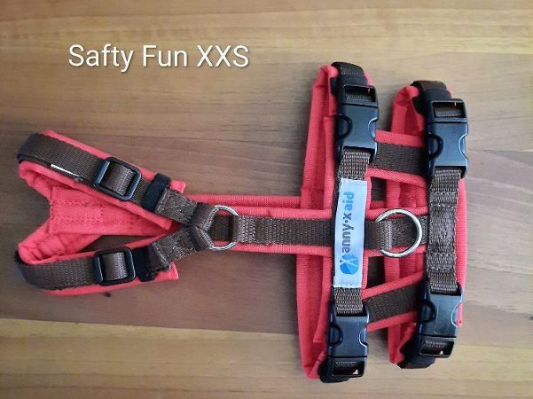 Anny X Guinzagli & Collari: Anny-x Hundegeschirr Safty Fun XXS – Nuovo (secondo la descrizione) da Berg TG venduto da ranch1