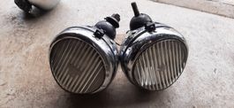 Bosch-Oldtimerscheinwerfer, alte Zusatzlampen , Nebellampen?