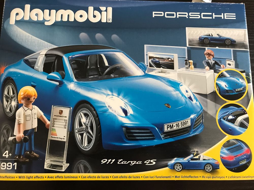 Fauteuil Noir Playmobil Porsche 5991 - Pièce Détachée Réf. 42194 - Occasion Pour Collection