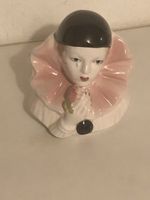 Keramikfigur Clown mit Rose guter Zustand