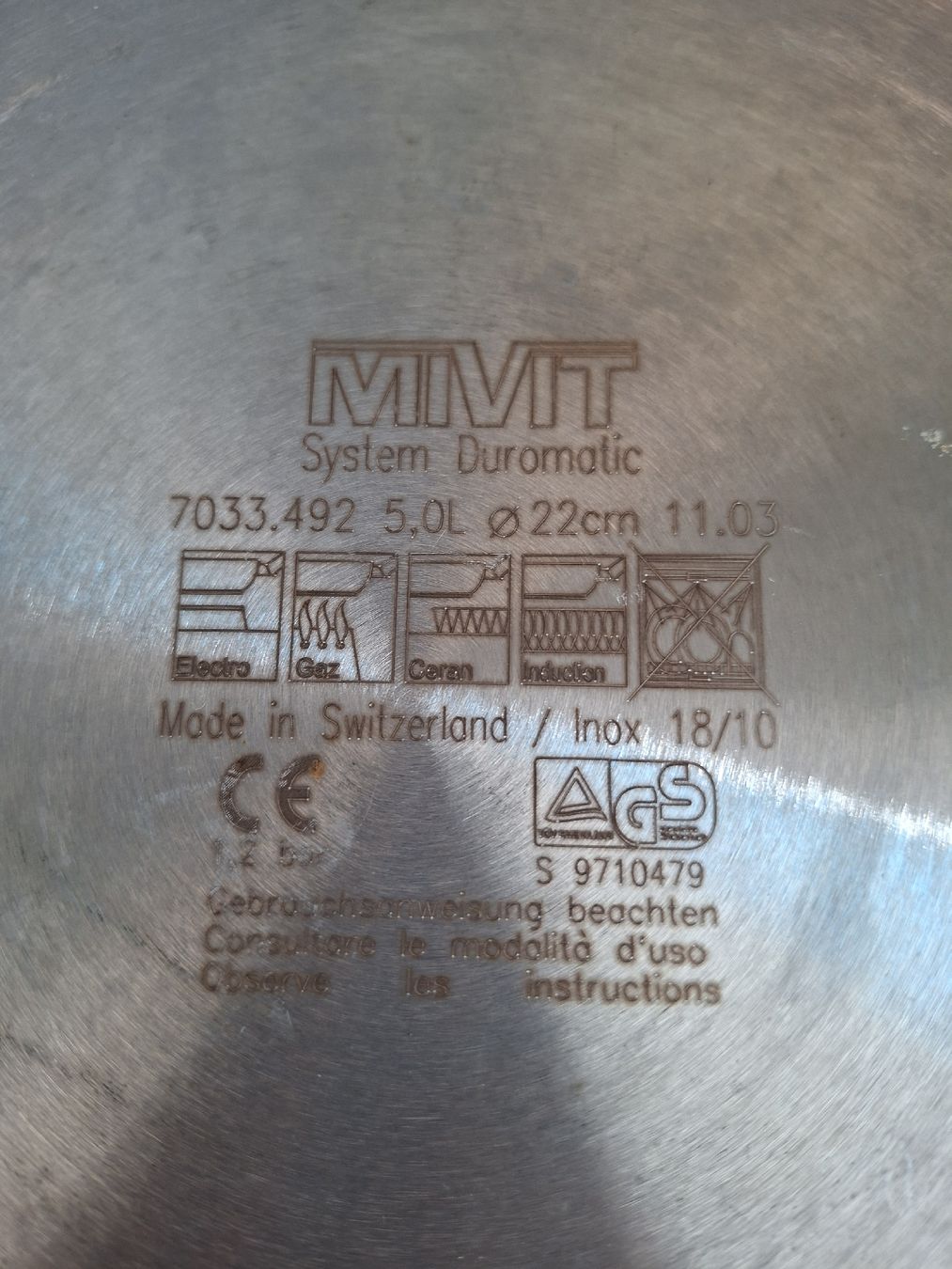 Töpfe: Dampfkochtopf Mivit Duromatic – Gebraucht aus Balterswil von Steineparadies 5