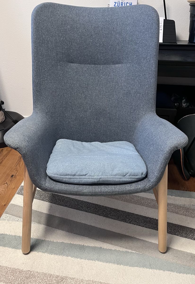 Ikea Poltrone: Ikea Vedbo Stoffsessel - Blau!! – Usato da Wetzikon ZH venduto da gas_t8gr 1