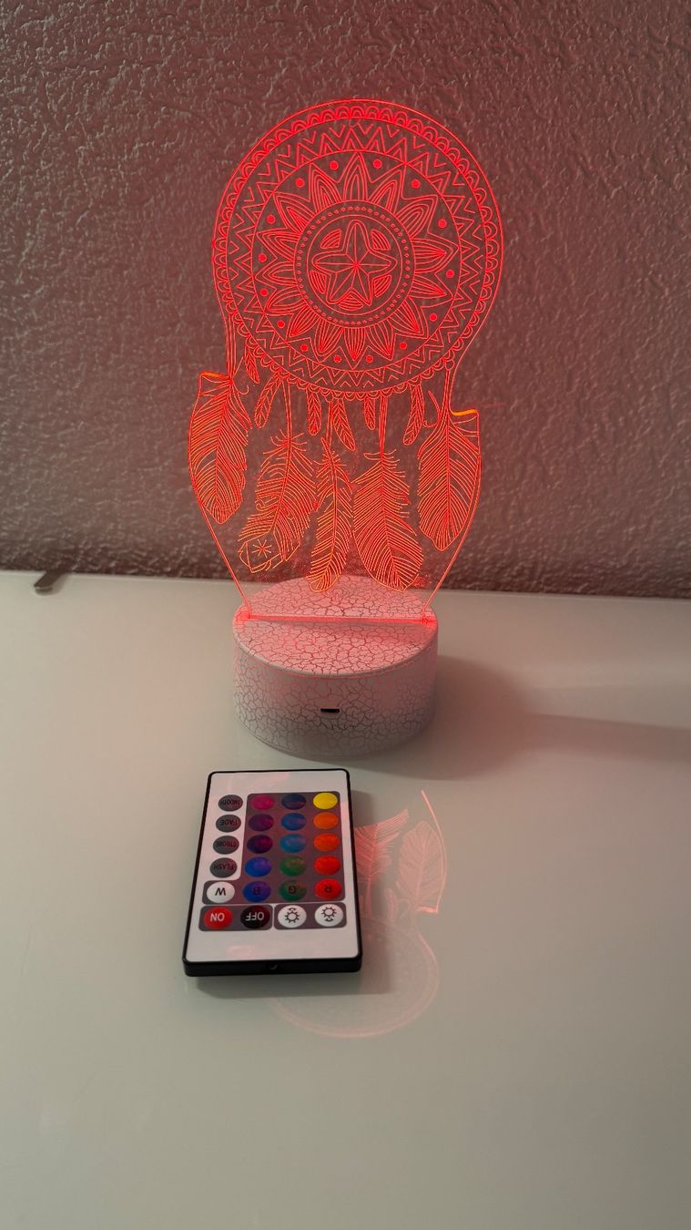 Tutte le decorazioni: Traumfänger LED Lampe mit Fernbedienung – Usato da Würenlos venduto da Starceve 1