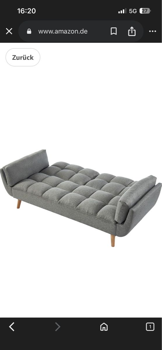 Divani: Bettsofa grau – Usato da Goldau venduto da mar_spt6 5