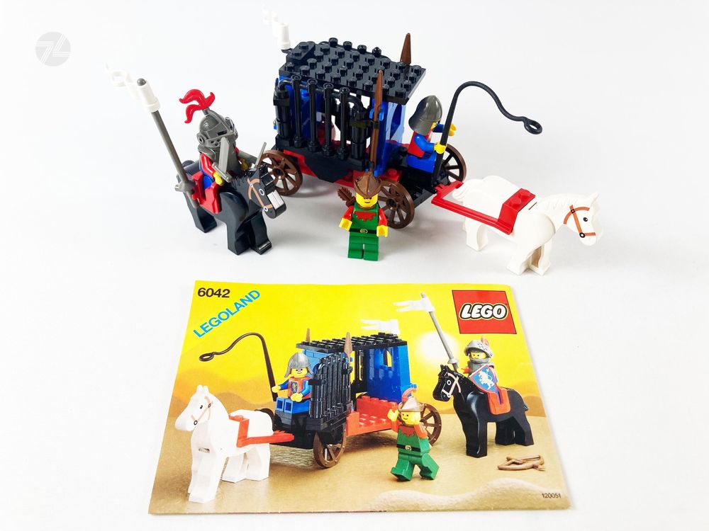 LEGO Ritter Set 6042 Gefängniswagen Castle Ritter Anleitung (Gebraucht ...