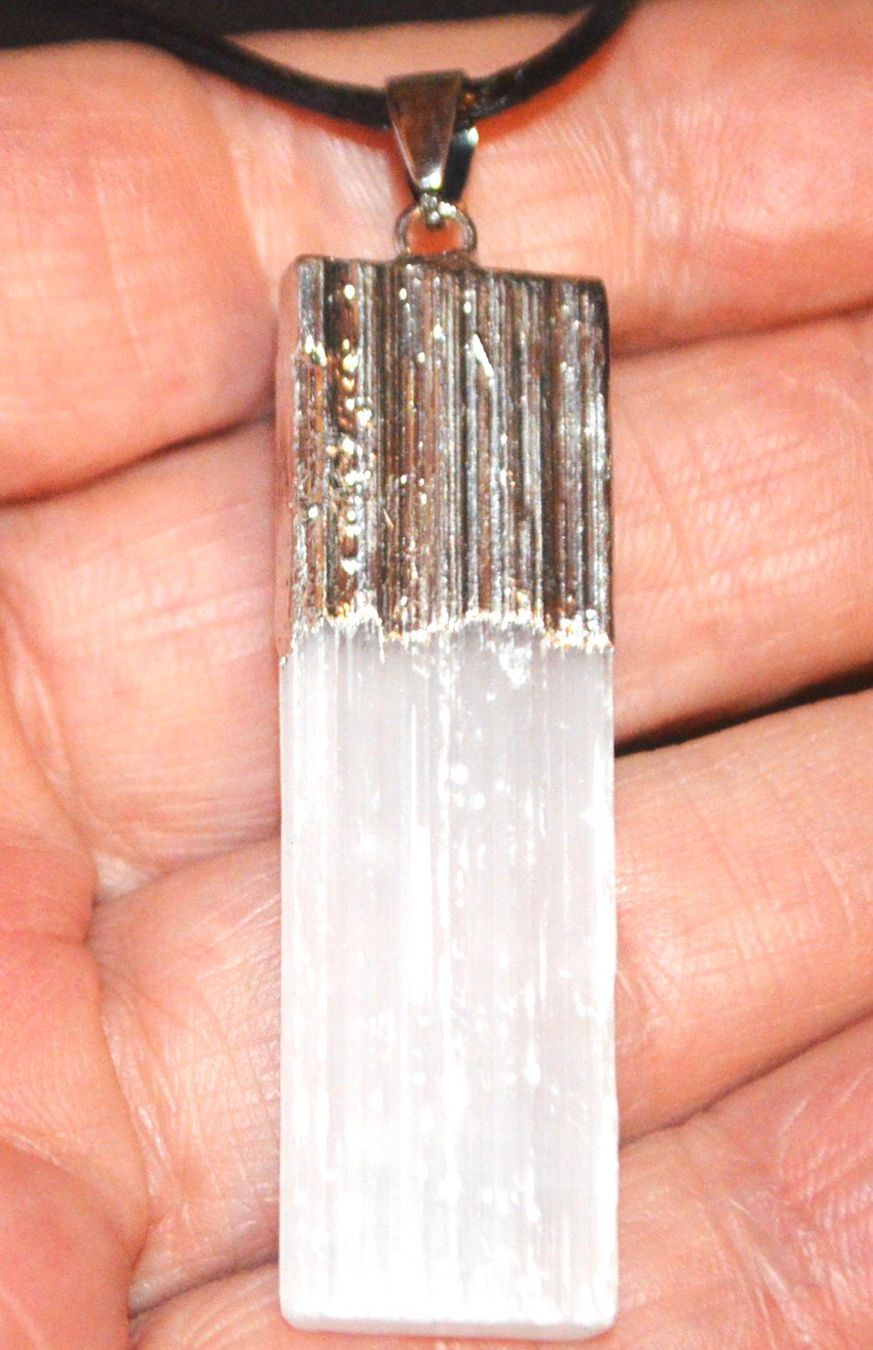 Catenine: Halskette D-1003 – Selenit mit Amethyst – Nuovo e nell'imballaggio originale da Goldiwil (Thun) venduto da han_v5b7 6