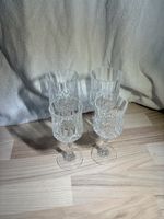 4 coupes de vin cristal 