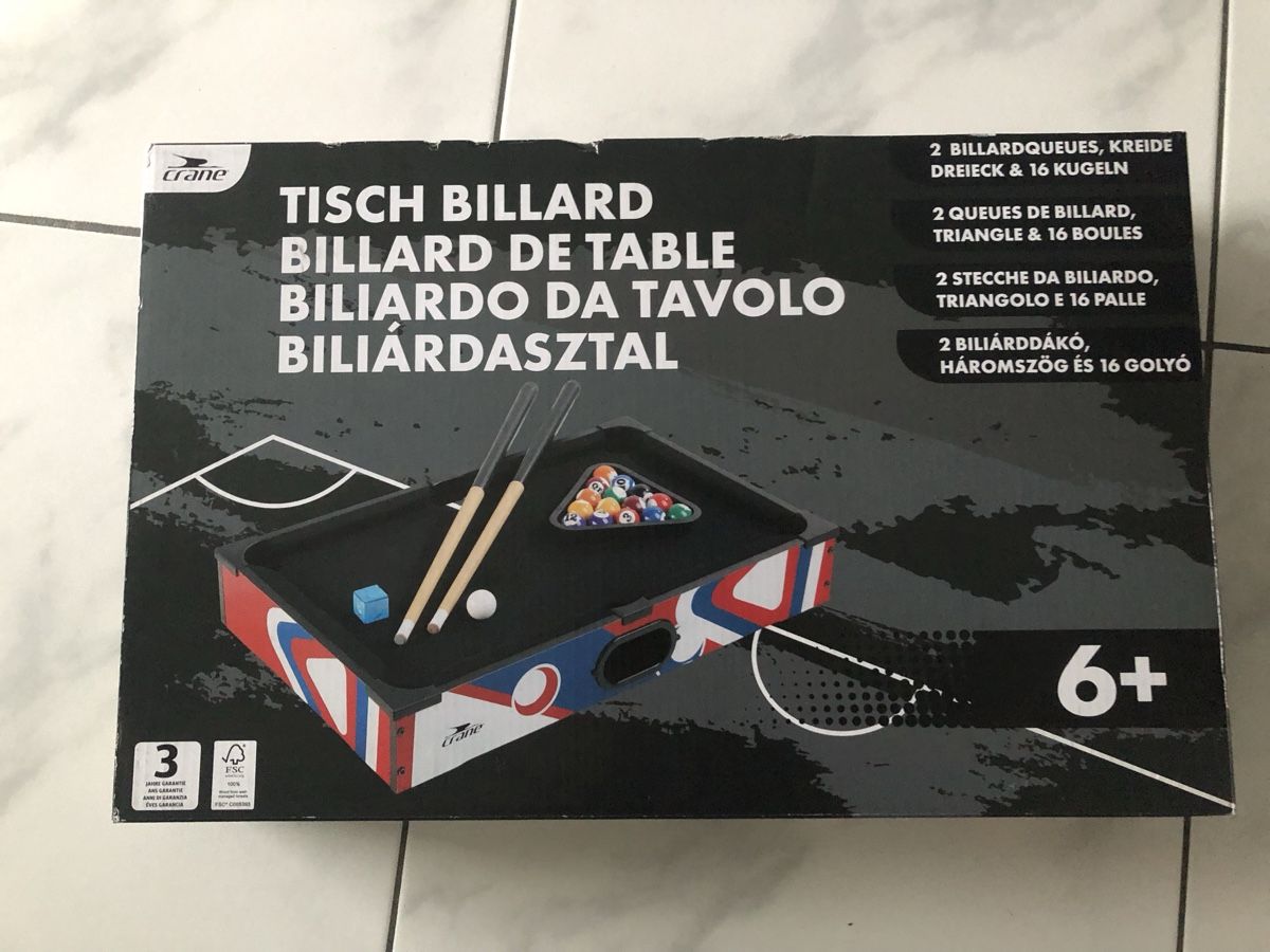 Giocattoli: Tischbillard Crane neuwertig – Usato da Ebikon venduto da Stoeckhe