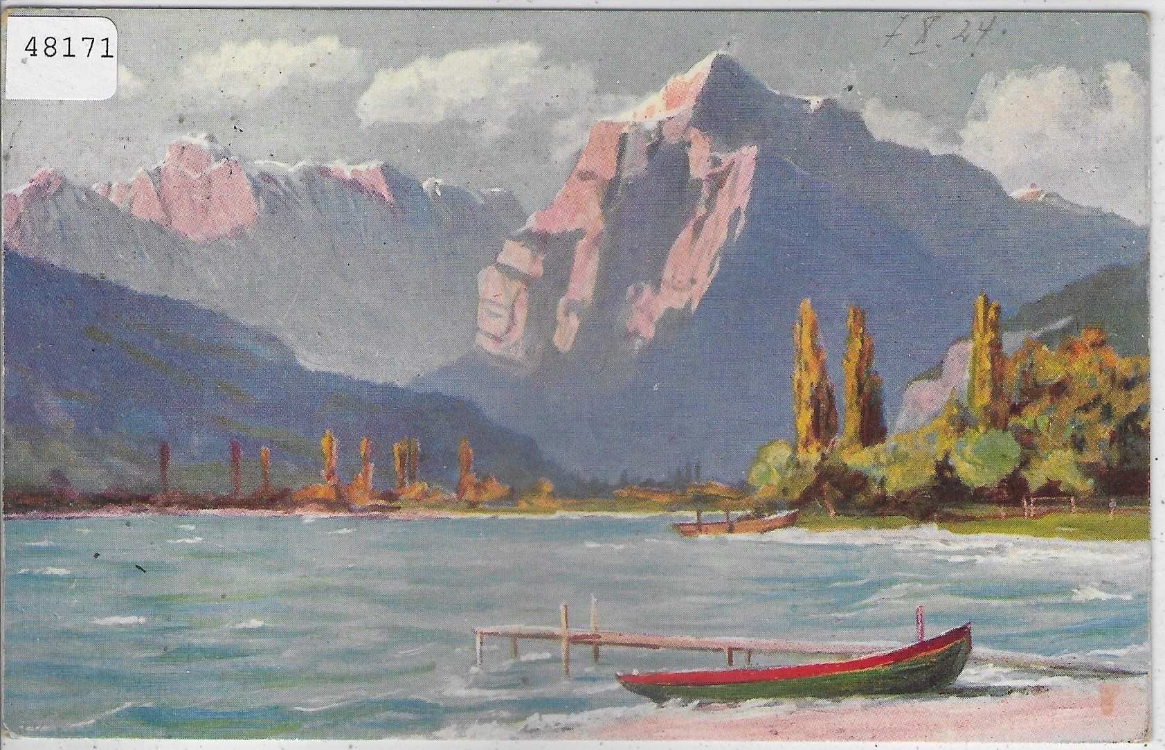Cartes postales: Paolo Kutscha - Walensee - Lac de Walen – D'occasion à Ettingen par Kartenplanet