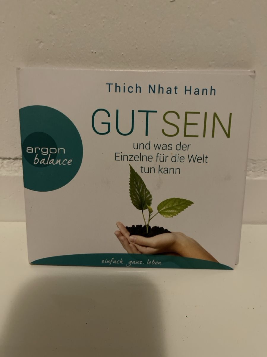 Audiolibri: Thich Nhat Hanh GUTS SEIN Hörbuch 3 CDs  – Usato da Unterkulm venduto da AnoliOccasion
