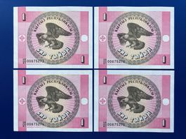 Kirgisistan (Kirgistan) - 4x1 Tyiyn UNC