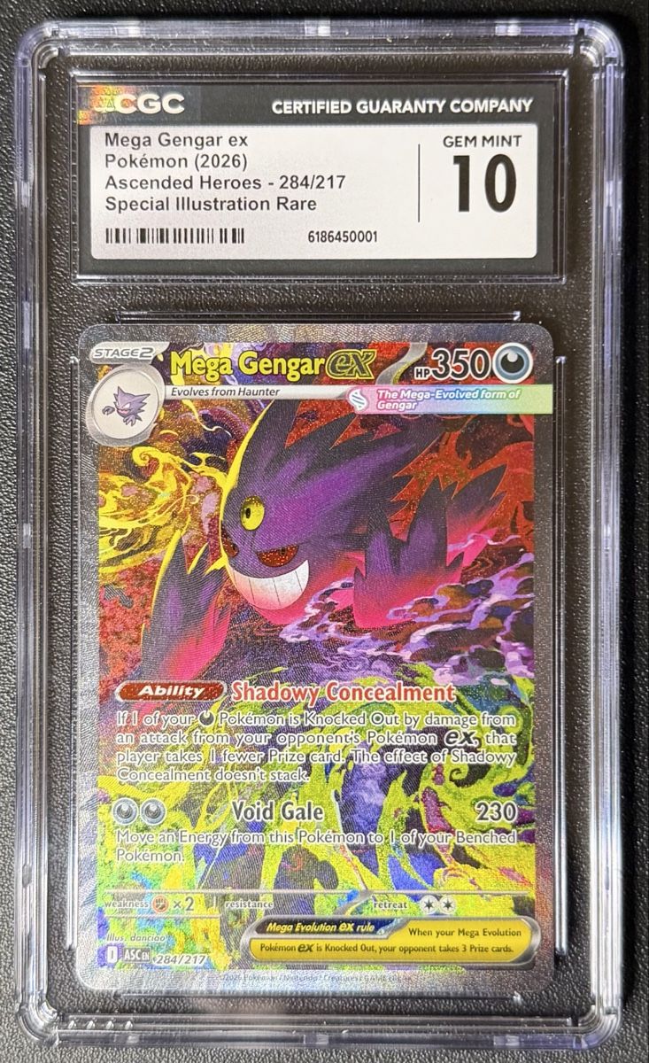 Pokémon Carte collezionabili: Mega Gengar ex #284 CGC 10  – Nuovo (secondo la descrizione) da Niedergösgen venduto da SwissPokeCards