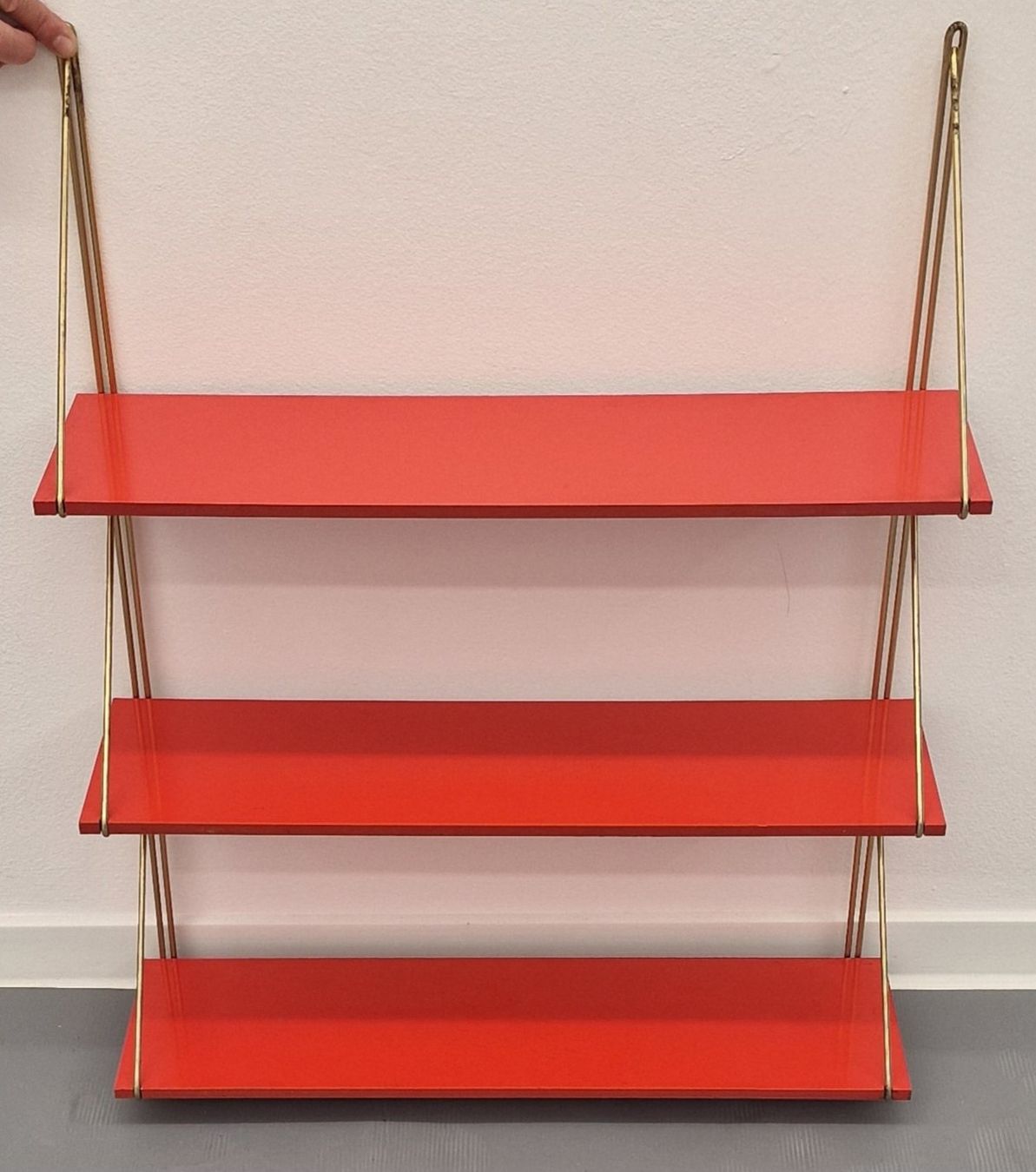 Scaffali: MCM Vintage Design, Stringregal, Metall, 3 Tablare, 1960er – Usato da St. Gallen venduto da chambredirecte 5