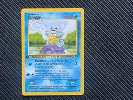 Pokemon Schiggy  1. Edition non holo Base Set