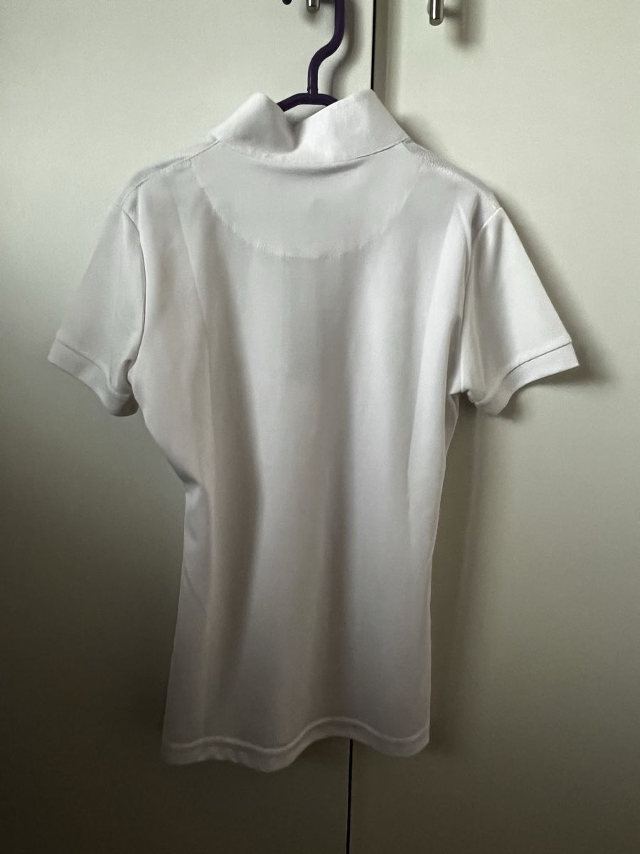Camicette, T-shirt & Top: Polo de concours Equithème blanc, taille 164. – Usato da Gland venduto da choupon 6