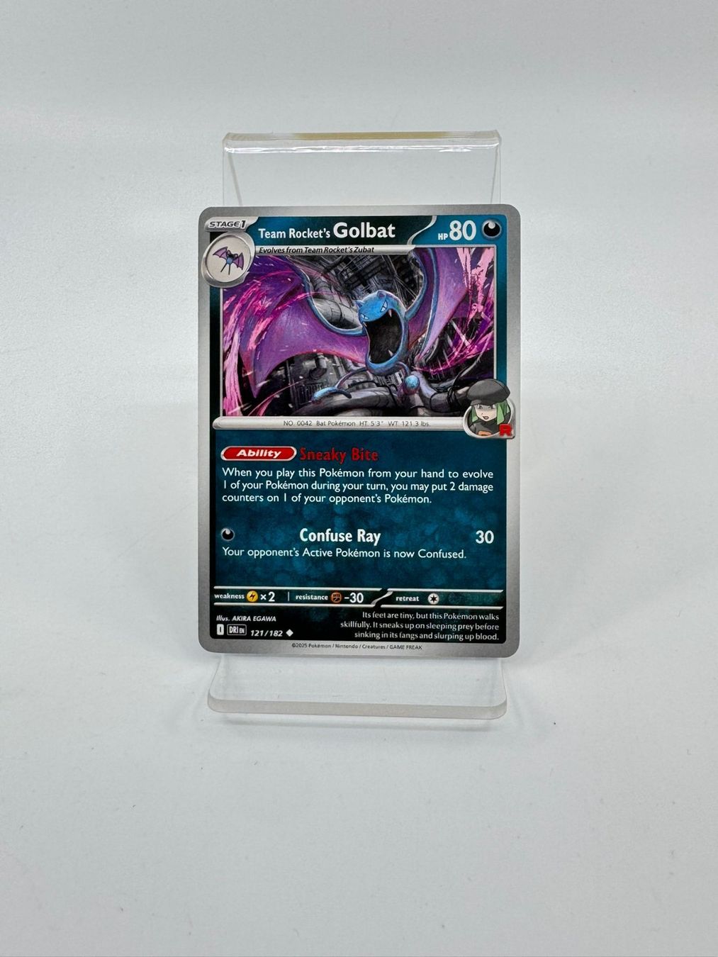 Pokémon Carte collezionabili: Pokemon Team Rocket's Golbat 121/182 – Usato da Herisau venduto da Pokemon2026