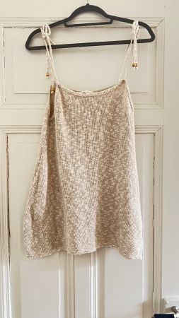 Pull&Bear Sommer Top, Beige gestrickt, Grösse M, Neuwertig