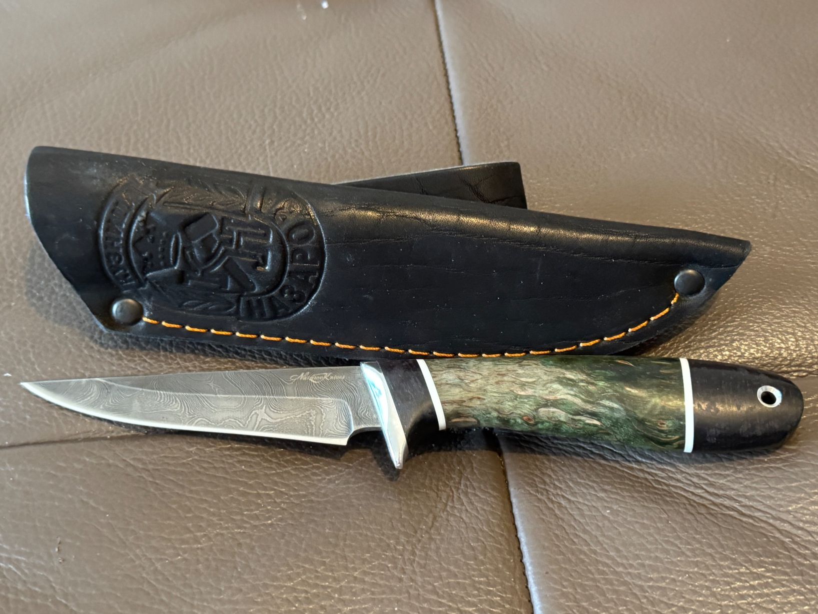 Zubehör: Jagdmesser / Outdoormesser, Damaststahl – Gebraucht aus Genève von Greg_8ff 2