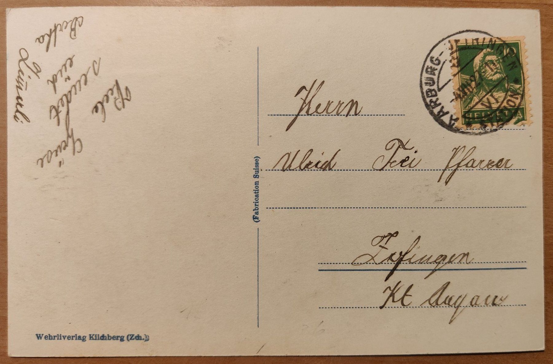 Cartoline postali: Partie in Aarburg um 1925 – Usato da St. Erhard venduto da Chaeferli6 1