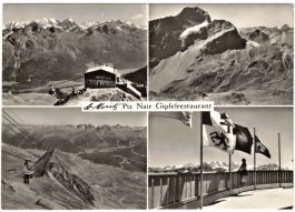 St. Moritz - 4 Bild AK Piz Nair