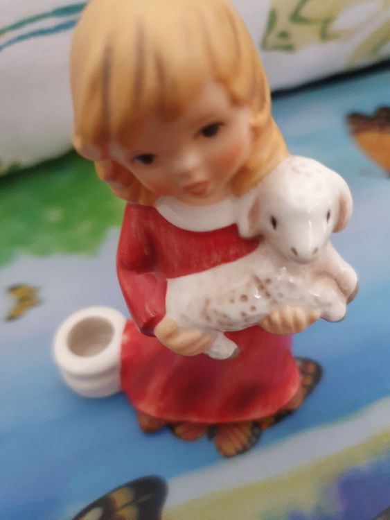 Goebel Engel mit Lamm mit Kerzenhalter | Kaufen auf Ricardo