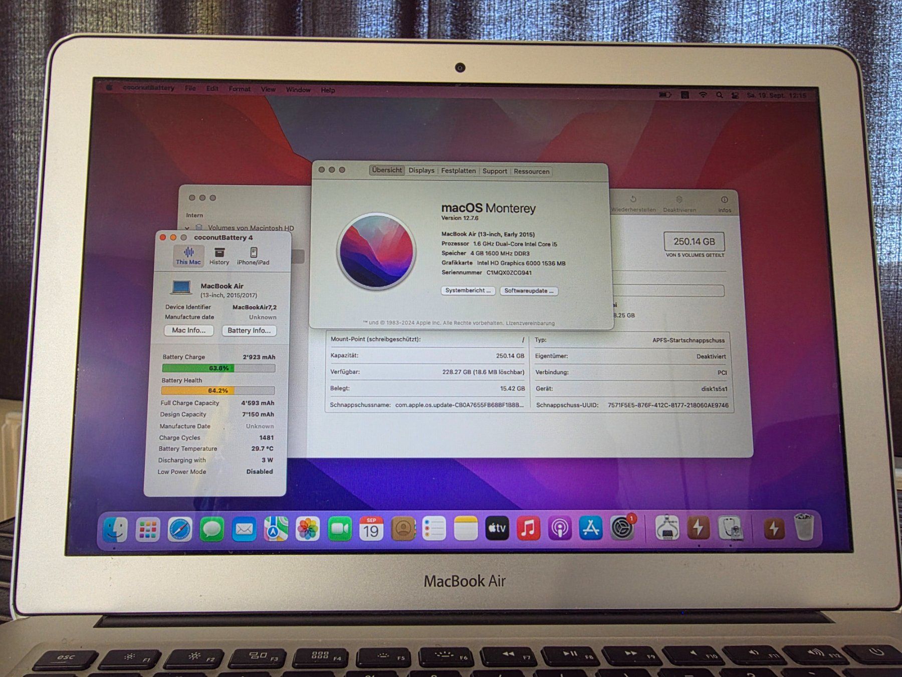 Apple Notebooks: Apple MacBook Air 2015 – Gebraucht aus Biberist von Volo28 1
