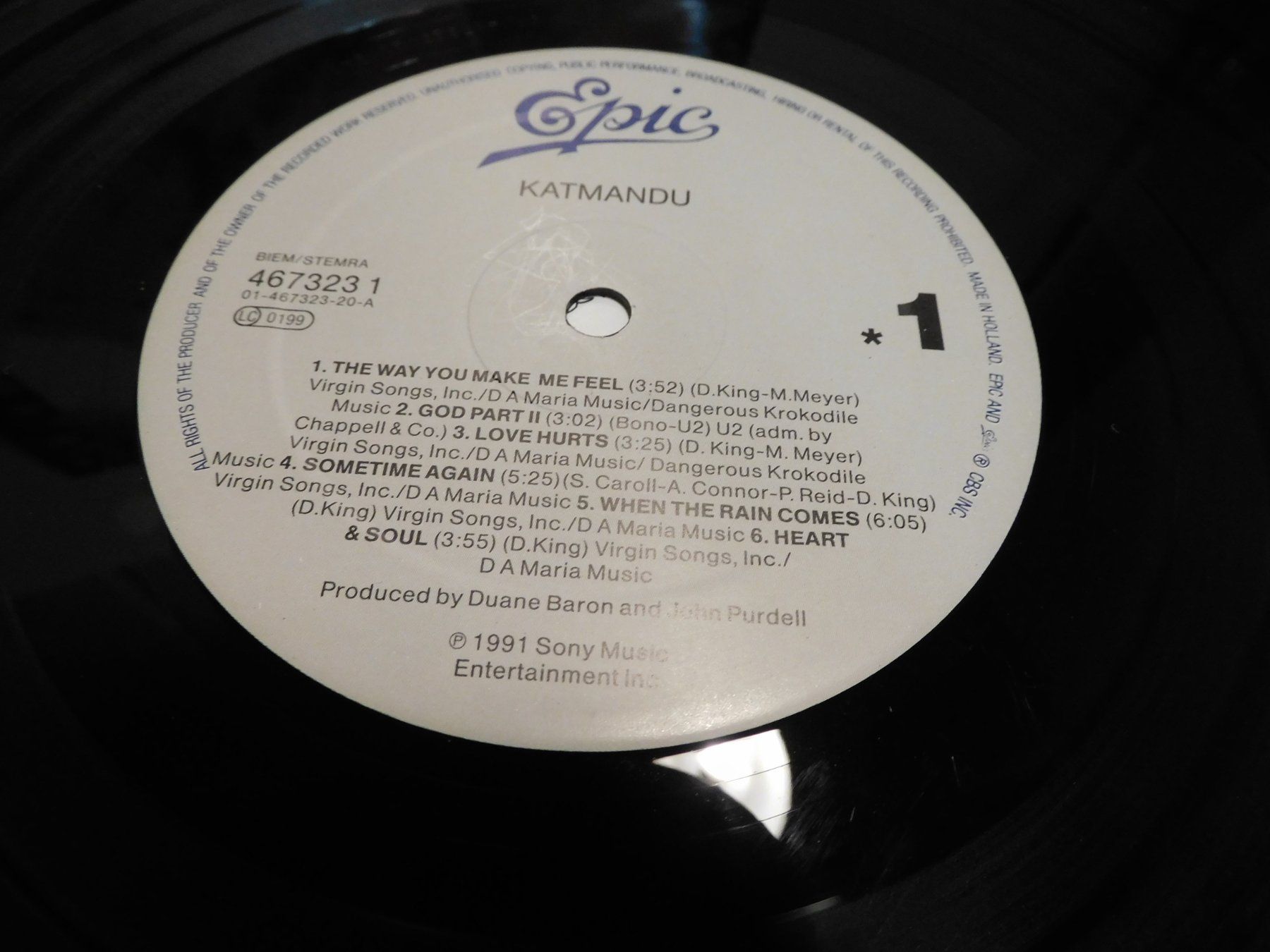 Schallplatten: LP Schallplatte 1991 - Katmandu - LP    Lp – Gebraucht aus Sursee von 76 5